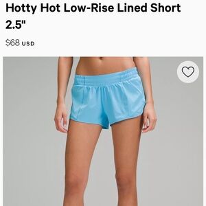 Excellent condition LuLulemon shorts